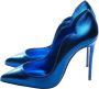 Christian Louboutin Blauwe Spiegelende Lakleren Hoge Hak Pumps Blue Dames - Thumbnail 1