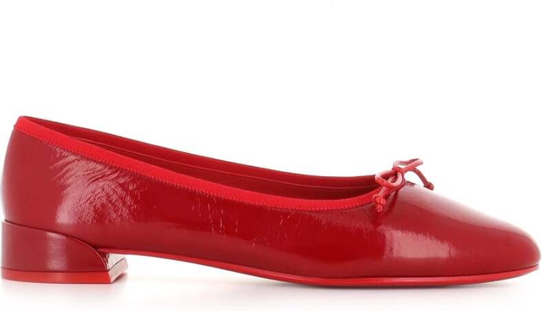 Christian Louboutin Bordeaux Platte Ballerina Schoenen Red Dames