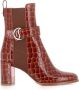 Christian Louboutin Brandy Krokodil Chelsea Laarzen Brown Dames - Thumbnail 1