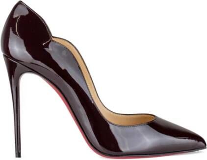 Christian Louboutin Bruin Patentleren Hot Chick Pumps Brown Dames