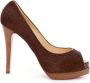 Christian Louboutin Bruine Leren Pumps Elegante Stijl Brown Dames - Thumbnail 12