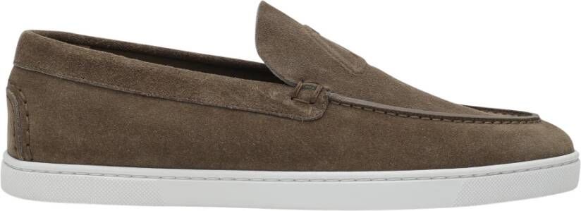 Christian Louboutin City Boat Mocassin Schoenen Brown Heren