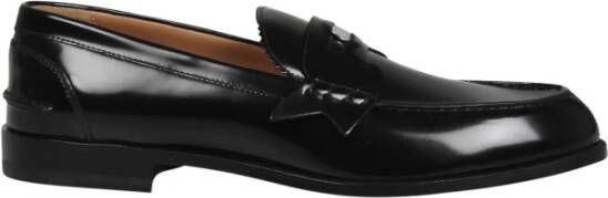 Christian Louboutin Glanzende leren loafers Fw24 glanzende afwerking Black Heren