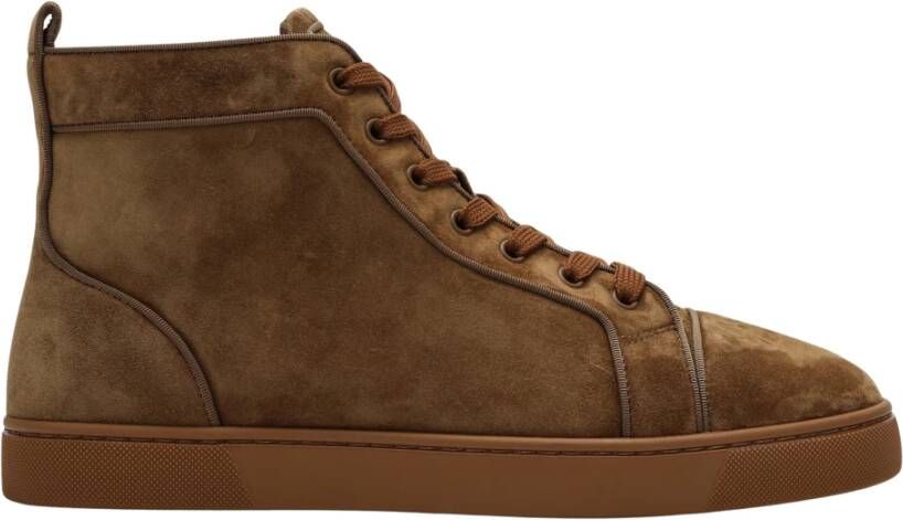 Christian Louboutin High Top Sneaker Brown Heren