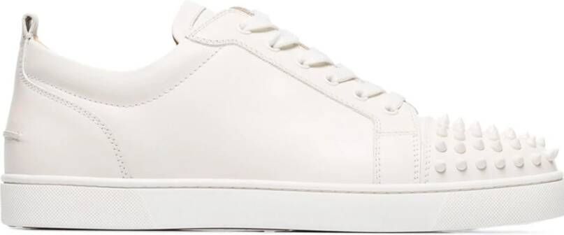 Christian Louboutin Junior Spikes Sneakers White Heren