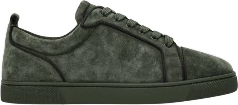 Christian Louboutin Lage Sneaker Louis Green Heren