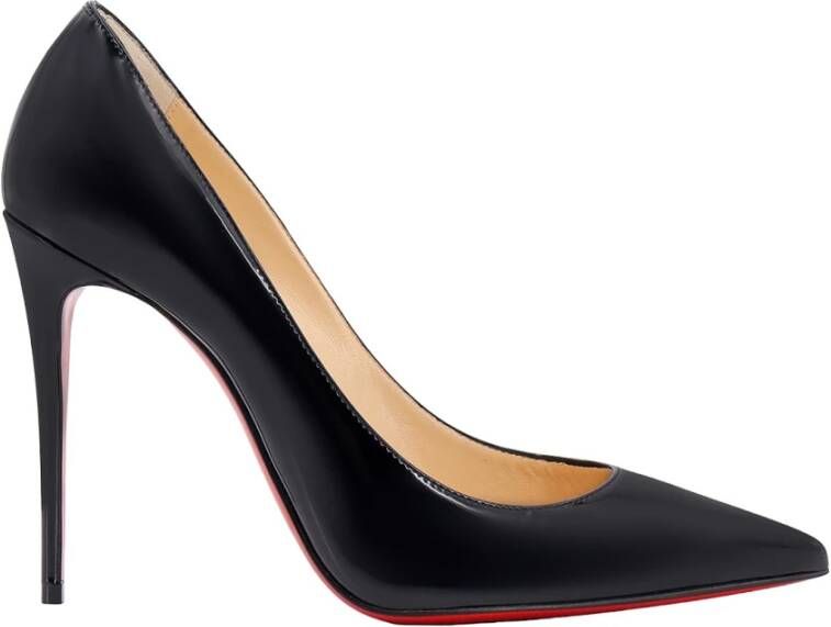 Christian Louboutin Lakleren Stiletto Hakken Black Dames