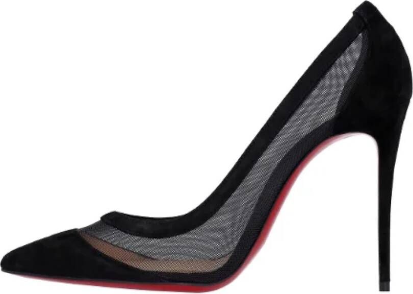 Christian Louboutin Leather heels Black Dames