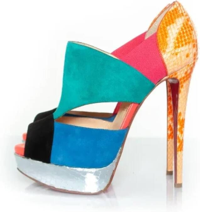 Christian Louboutin Leather heels Multicolor Dames