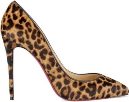 Christian Louboutin Leopard Print Kate Pumps Brown Dames