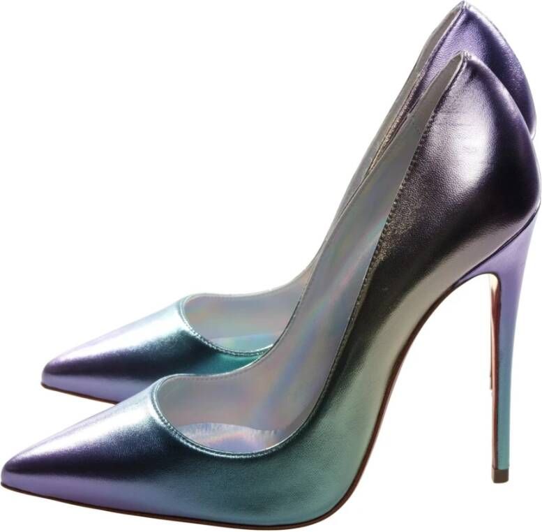 Christian Louboutin Metallic Ombre High Heel Pumps Multicolor Dames