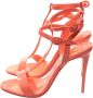 Christian Louboutin Oranje Lakleren Hoge Hakken Orange Dames - Thumbnail 1