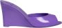 Christian Louboutin Patentleren Sleehak Muiltjes Purple Dames - Thumbnail 1