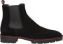 Christian Louboutin Platte Enkellaarzen Trekking Model Black Heren - Thumbnail 1