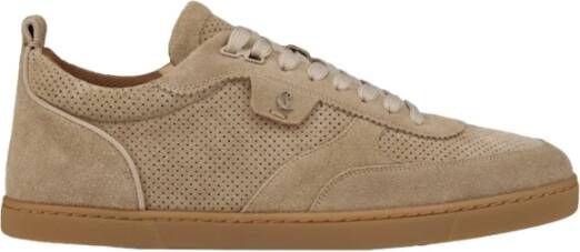 Christian Louboutin Platte Veterschoenen Beige Heren