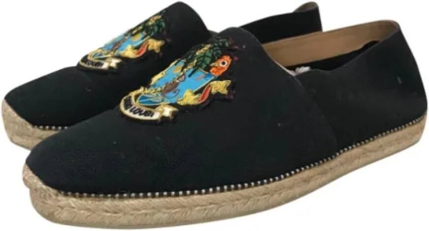 Christian Louboutin Pre-owned Canvas espadrilles Blue Dames