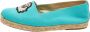 Christian Louboutin Pre-owned Canvas flats Blue Dames - Thumbnail 1