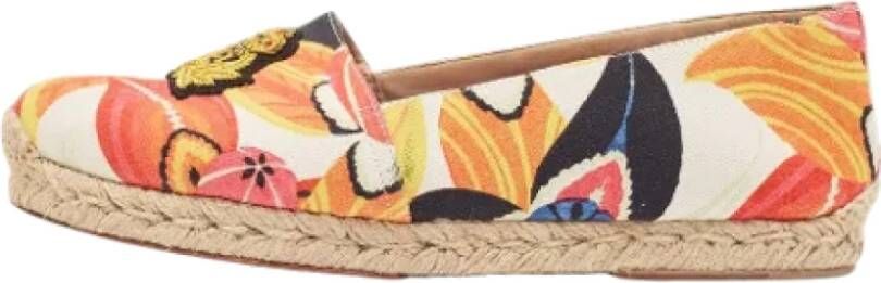 Christian Louboutin Pre-owned Canvas flats Multicolor Dames