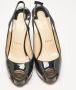 Christian Louboutin Pre-owned Canvas heels Black Dames - Thumbnail 1