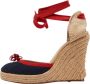 Christian Louboutin Pre-owned Canvas heels Blue Dames - Thumbnail 1