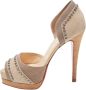 Christian Louboutin Pre-owned Canvas heels Brown Dames - Thumbnail 1