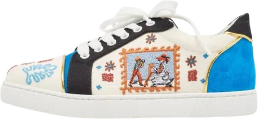 Christian Louboutin Pre-owned Canvas sneakers Multicolor Dames