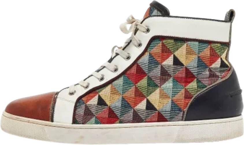 Christian Louboutin Pre-owned Canvas sneakers Multicolor Heren