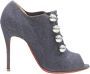 Christian Louboutin Pre-owned Denim boots Blue Dames - Thumbnail 1