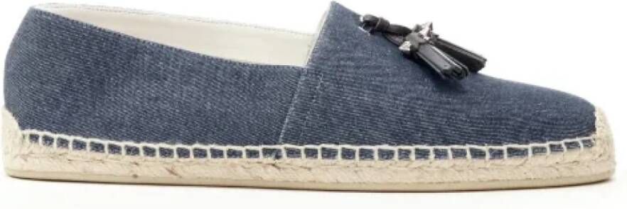 Christian Louboutin Pre-owned Denim espadrilles Blue Dames