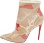 Christian Louboutin Pre-owned Fabric boots Beige Dames - Thumbnail 1