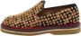 Christian Louboutin Pre-owned Fabric flats Brown Heren - Thumbnail 1