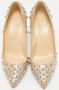 Christian Louboutin Pre-owned Fabric heels Beige Dames - Thumbnail 1