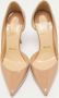 Christian Louboutin Pre-owned Fabric heels Beige Dames - Thumbnail 1