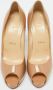 Christian Louboutin Pre-owned Fabric heels Beige Dames - Thumbnail 1