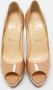 Christian Louboutin Pre-owned Fabric heels Beige Dames - Thumbnail 1