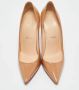 Christian Louboutin Pre-owned Fabric heels Beige Dames - Thumbnail 1