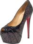 Christian Louboutin Pre-owned Fabric heels Black Dames - Thumbnail 1