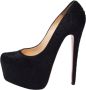 Christian Louboutin Pre-owned Fabric heels Black Dames - Thumbnail 1
