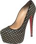 Christian Louboutin Pre-owned Fabric heels Black Dames - Thumbnail 1