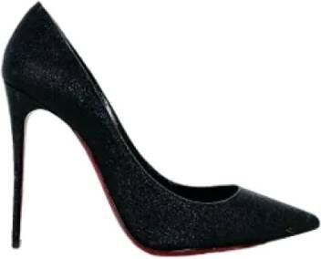 Christian Louboutin Pre-owned Fabric heels Black Dames