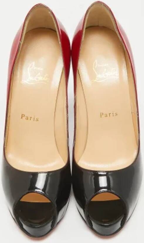 Christian Louboutin Pre-owned Fabric heels Black Dames