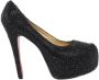 Christian Louboutin Pre-owned Fabric heels Black Dames - Thumbnail 1