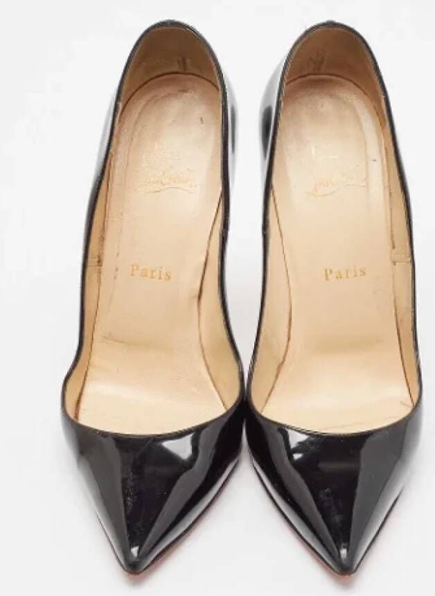 Christian Louboutin Pre-owned Fabric heels Black Dames