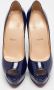 Christian Louboutin Pre-owned Fabric heels Blue Dames - Thumbnail 1