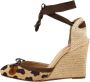 Christian Louboutin Pre-owned Fabric heels Brown Dames - Thumbnail 1