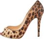 Christian Louboutin Pre-owned Fabric heels Brown Dames - Thumbnail 1