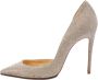 Christian Louboutin Pre-owned Fabric heels Gray Dames - Thumbnail 1