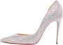 Christian Louboutin Pre-owned Fabric heels Gray Dames - Thumbnail 1