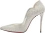 Christian Louboutin Pre-owned Fabric heels Gray Dames - Thumbnail 1