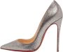 Christian Louboutin Pre-owned Fabric heels Gray Dames - Thumbnail 1